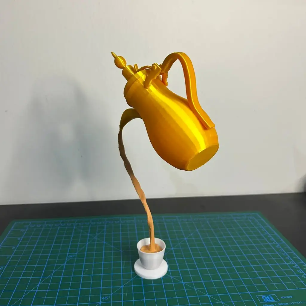 Floating Arabian Coffee Pot